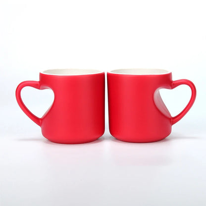 Heart-shaped mug
