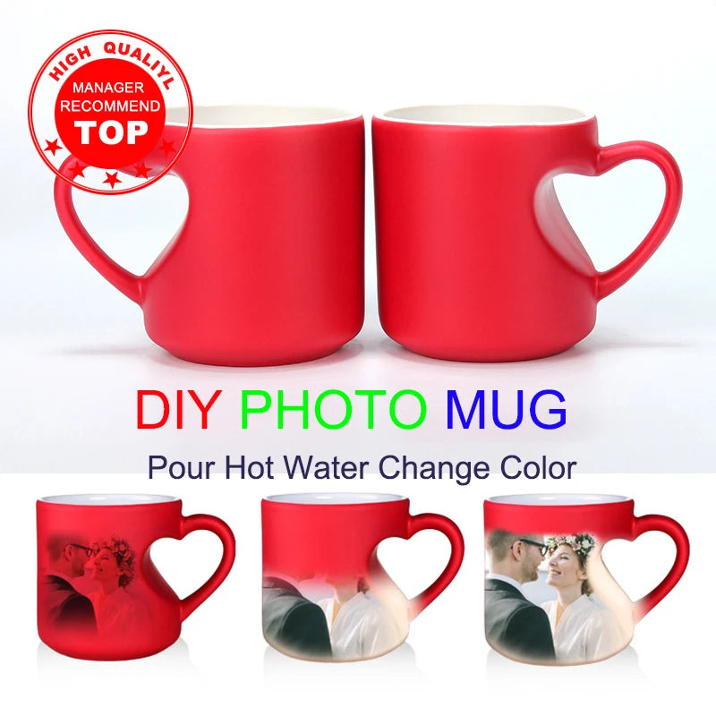 Heart-shaped mug