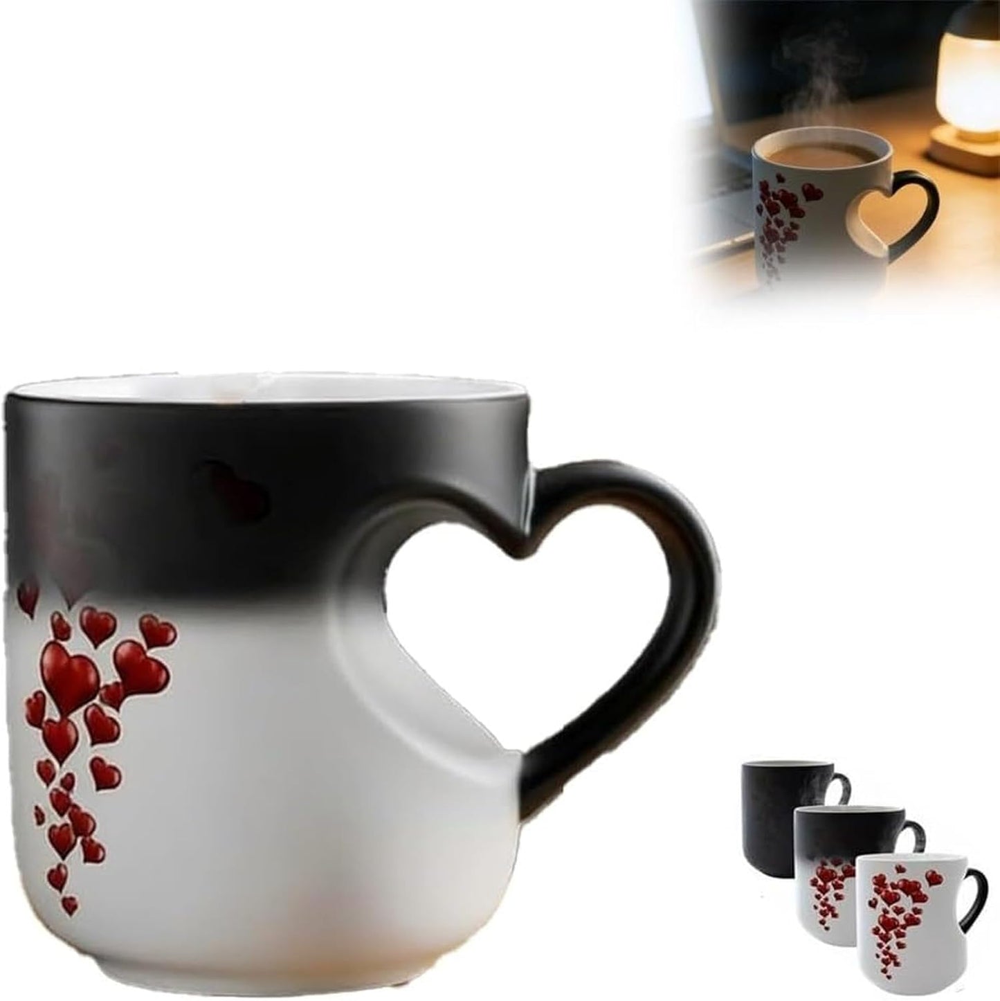 Heart-shaped mug